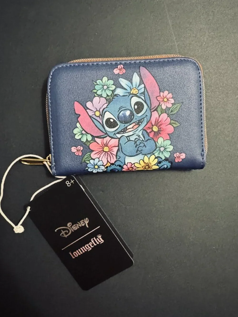 Disney Loungefly Hardtag Stitch Wallet, New with Tags